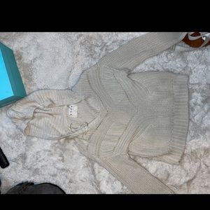 Aeropostale Hooded Cropped Sweater Size XS